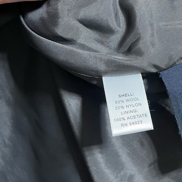 Banana Republic Wool Blend Button Front A-Line Modest Skirt Women's Size 8 - Picture 6 of 7